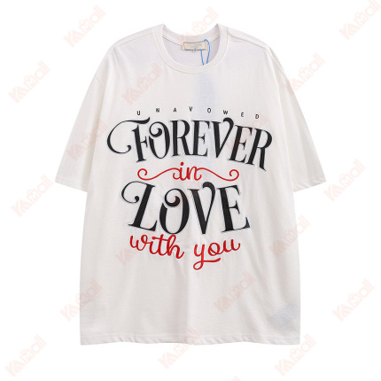 routine letters pattern white t shirts